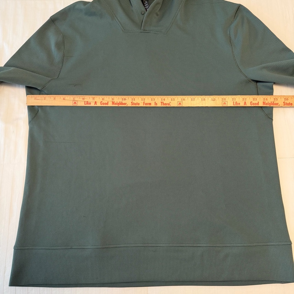 Lululemon Men’s Shift Stitch Hoodie Size XXL Dark Forest Green - Picture 10 of 12